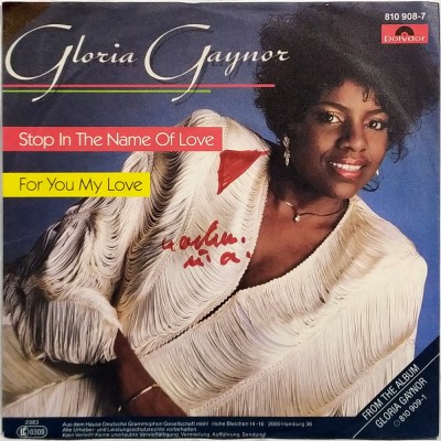 GLORIA GAYNOR - Stop in the name of love