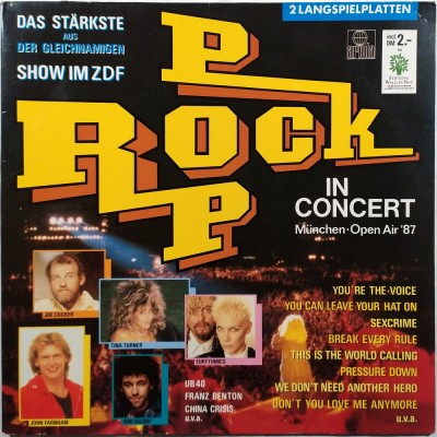 VA - Rock pop in concert - München open air '87 (2LP)
